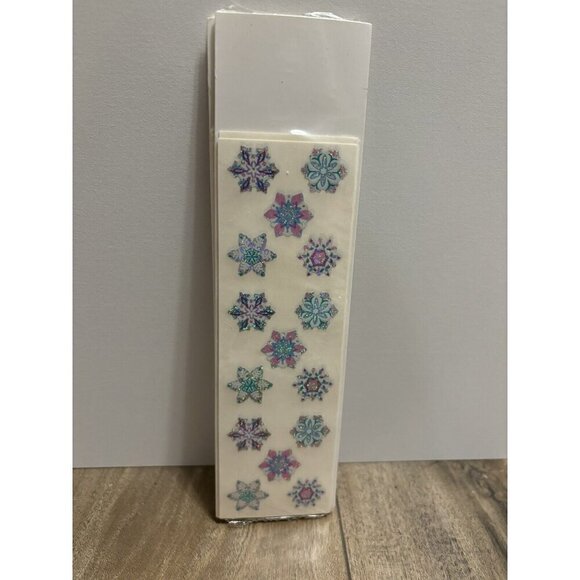 COPY - Vintage Sandylion Stickers Prismatic Snowflakes - NO LOGO, Sealed - Picture 1 of 4